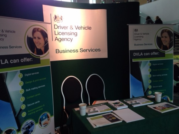 dvla's information stand at CSL