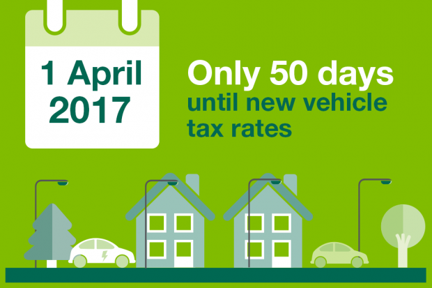 Only 50 days to go until new vehicle tax rates.